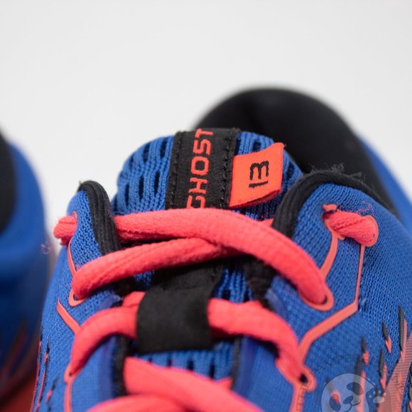 Brooks Ghost 13 Running Shoe Blue Orange Athletic Sneakers Lace Up Womens Size 8 - Picture 4 of 5